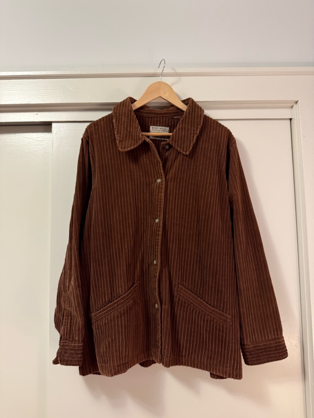 Vintage Brown Corduroy Jean Jacket